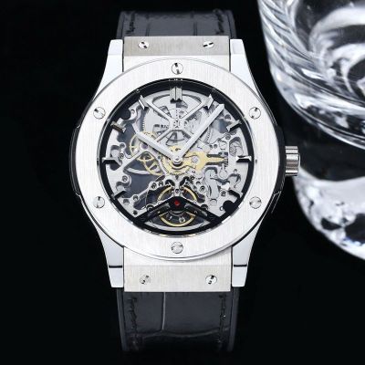 Swiss Made HUBLOT Big Bang Limited Edition  Skeleton Stainless steel Watch
